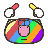 Happy Cat Sticker by MochiDad