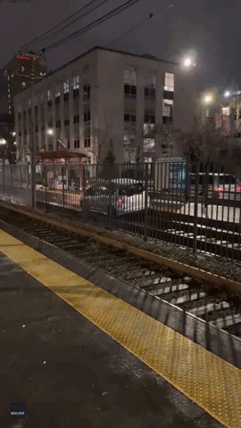 'It's the Weekend': Car Drives Onto Tracks at Boston Commuter Rail Stop