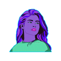 Fun Woman Sticker by quickgetthetarotcards