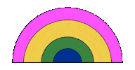 Happy Rainbow Sticker by designstripe