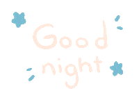 good night Sticker by Blue wolf
