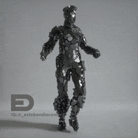 houdini simulations cgi uncanny weird GIF by Esteban Diácono