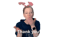 Thanks Love Sticker by Carola