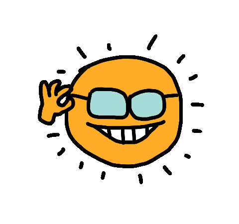 Circumflex giphyupload meme smile sun Sticker