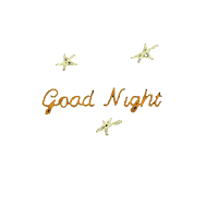 mitty9 stars good night gn hand write gn Sticker