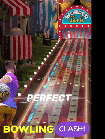 Bowling Spare Knock Down GIF by Bowling Clash: New Legends