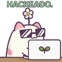 Kitty Hacking Sticker by Castaways