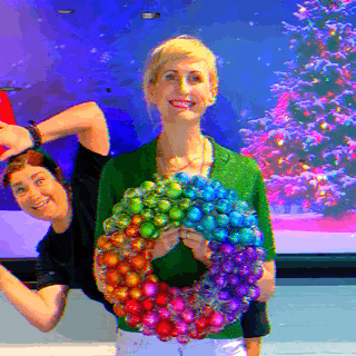 PublicisGIFmas giphyupload happy christmas excited GIF