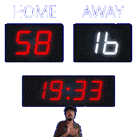 16 Away Sticker