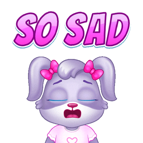 Sad Cry Baby Sticker by Lucas and Friends by RV AppStudios