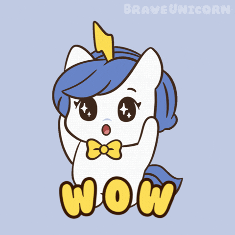So Cool Wow GIF by Brave Unicorn