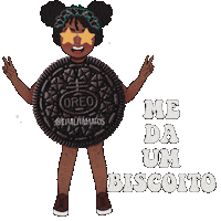 Oreo Negra Sticker