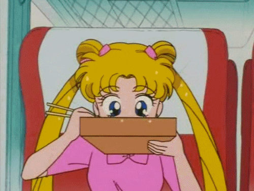 Hungry Sailor Moon GIF