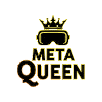 Virtual Reality Queen Sticker by Preneura