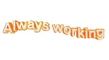 text working Sticker