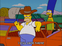 Season 14 Car GIF by The Simpsons