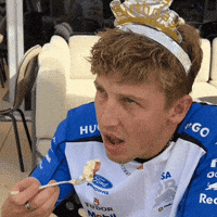 Liam Lawson Eat Cake GIF