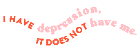 depression anxiety Sticker