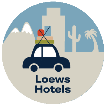 Road Trip Love Sticker by Loews Hotels