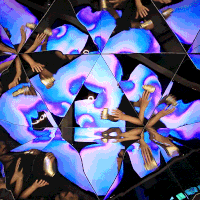photobooth portrait kaleidoscope timeframe GIF