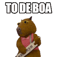 Capivara De Boa Sticker by Vero Internet
