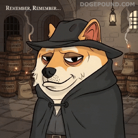 Plotting Guy Fawkes GIF by Doge Pound
