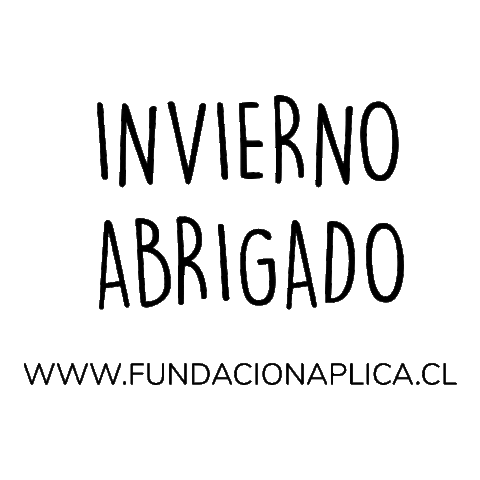 Invierno Abrigado Sticker by Fundacion Aplica Chile