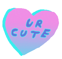 I Love You Flirt Sticker by sophie shiff