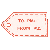 Treat Yourself Christmas Tree Sticker by FabFitFun