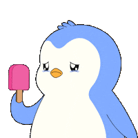 Sad Ice Cream Sticker by Pudgy Penguins