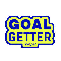 Goals Goal Getter Sticker by propelwater