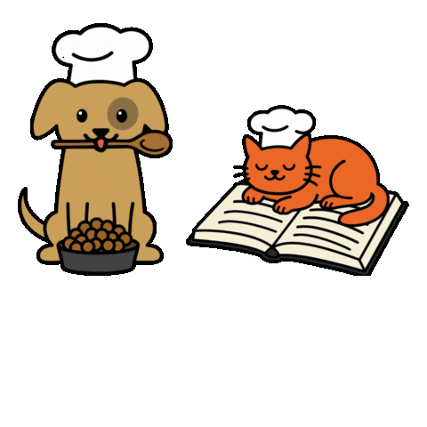 Cat Cooking Sticker by respekTiere e.V.