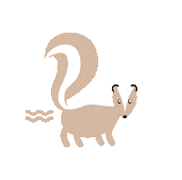 Gas Skunk Sticker by Burb