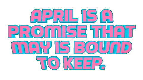 Happy April Sticker by OpticalArtInc.