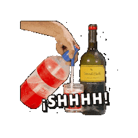 VinasDeBalboStickers wine shh shhh silencio Sticker