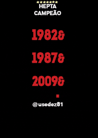usedez81 2019 flamengo 1987 2009 GIF