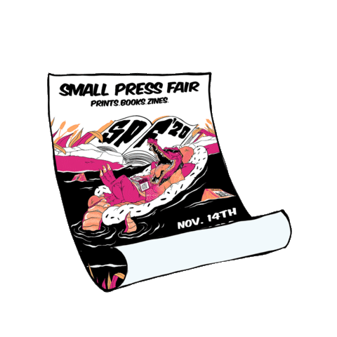 Book Fair Poster Sticker by SPF Fort Lauderdale