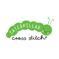 Caterpillarcrosstitch ccs crossstitch xstitch crossstitchdesigner Sticker