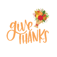 Give Thanks Fall Sticker by bloom daily planners