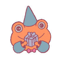 fireturtledesign christmas like surprise frog Sticker