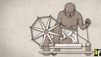 Mahatma Gandhi India GIF by Afternoon films