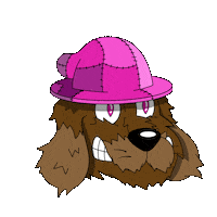 Dog Illustration Sticker by NJoe