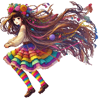 Girl Sticker