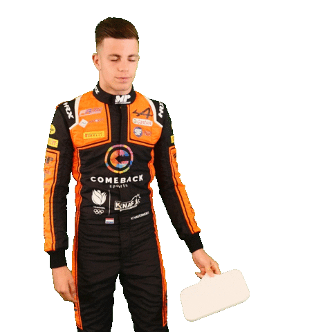 Racing Driver Sticker by Kas Haverkort