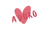 Adoro Sticker