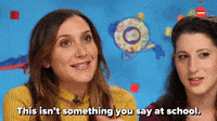This Isn't Something You Say At School