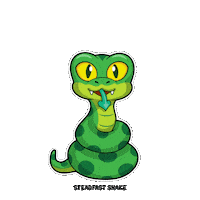 Slither Snake Eyes Sticker by VeeFriends