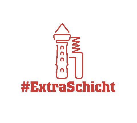 Ruhrgebiet Nachtschicht Sticker by Ruhr Tourismus