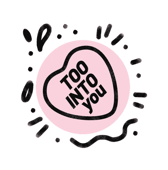 TooIntoYou help red flag domestic violence young women Sticker