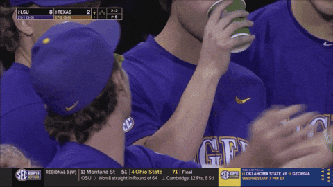 College Sports Celebration GIF by LSU Tigers